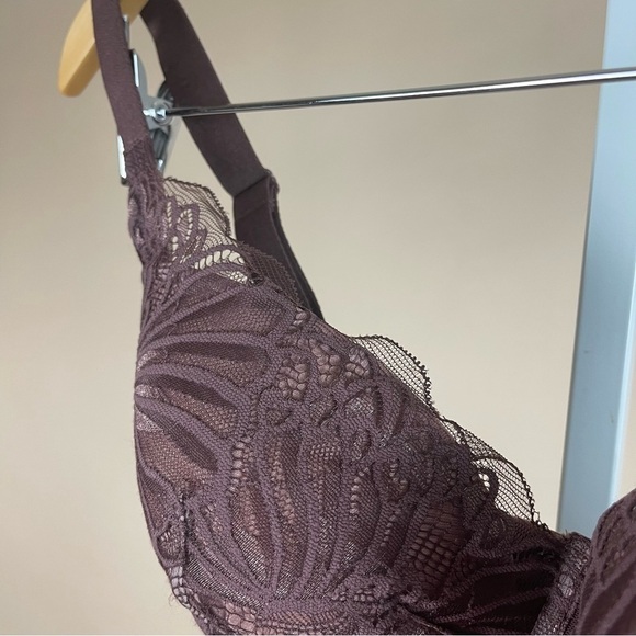 Paramour by Felina 38D Tempting Plush Contoured Bra Color Cocoa - Picture 4 of 11